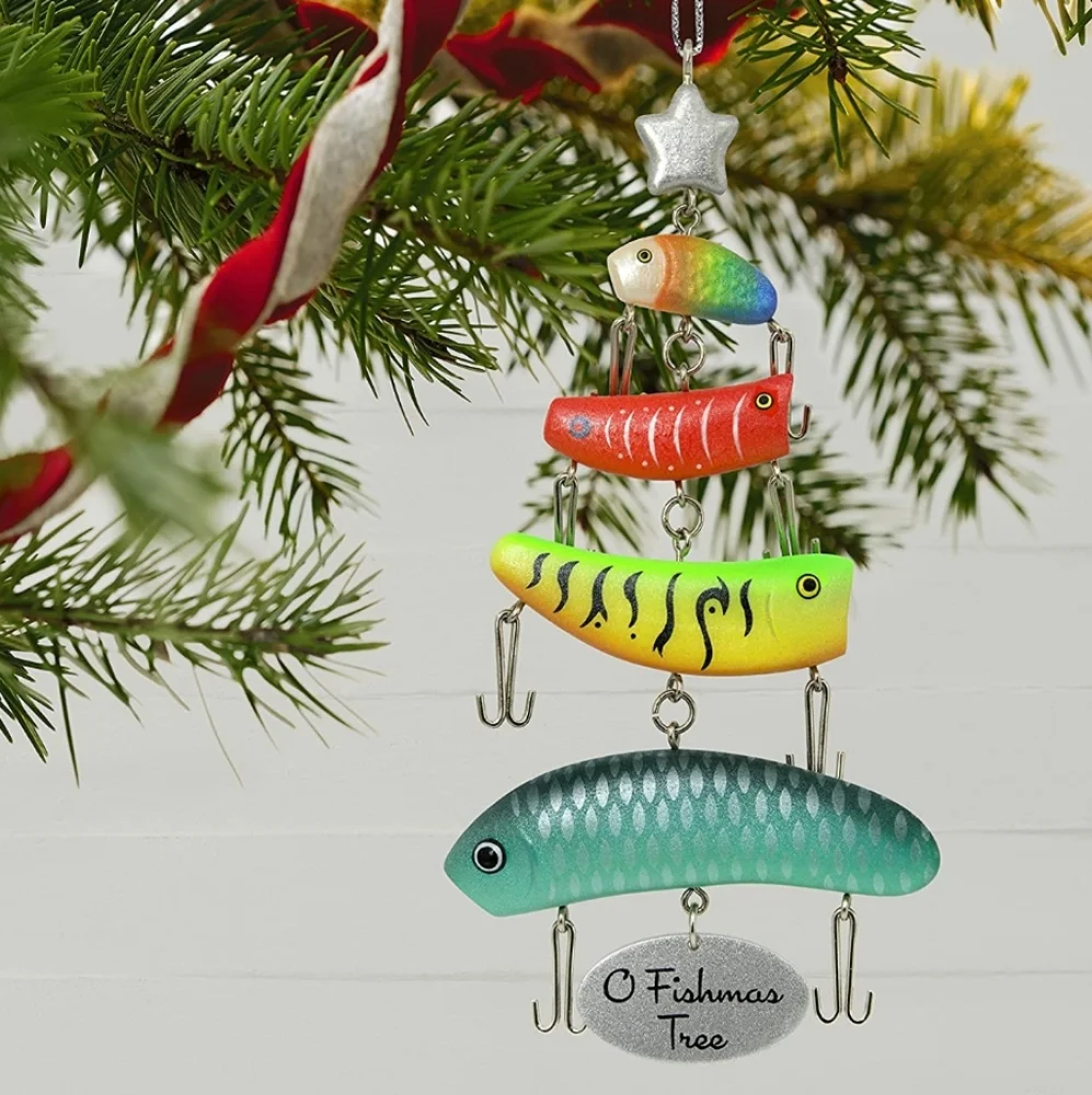 Hallmark Keepsake- O Fishmas Tree 2018 Ornament - Picture 1 of 2